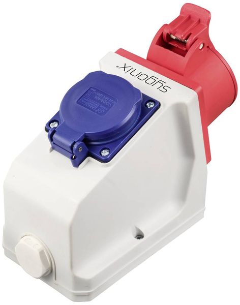 Produktbild: Sygonix SY-6271370 CEE Wandsteckdose 16A 5polig 415 V/AC 1St.