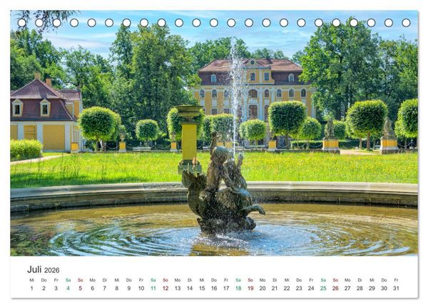 Produktbild: Schl&ouml;sser - Bauwerke der Vergangenheit (Tischkalender 2026 DIN A5 quer), CALVENDO Monatskalender