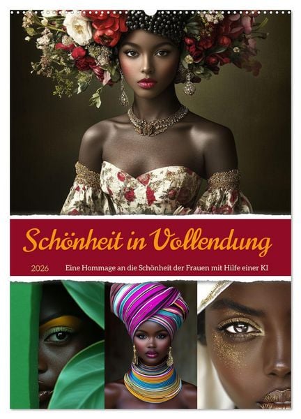 Produktbild: Sch&ouml;nheit in Vollendung (Wandkalender 2026 DIN A2 hoch), CALVENDO Monatskalender
