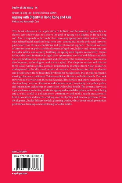 Produktbild: Ageing with Dignity in Hong Kong and Asia