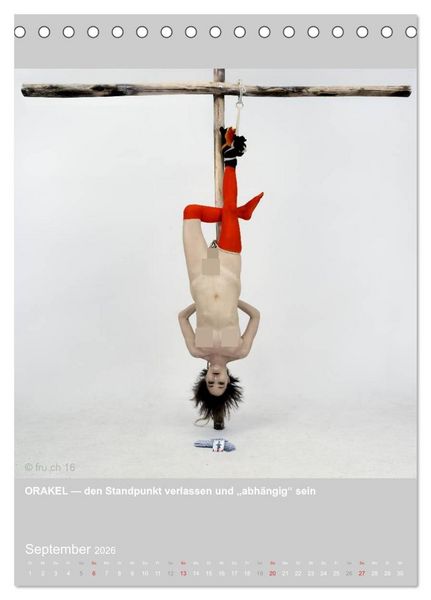 Produktbild: KREATIVE FESSELN (Tischkalender 2026 DIN A5 hoch), CALVENDO Monatskalender