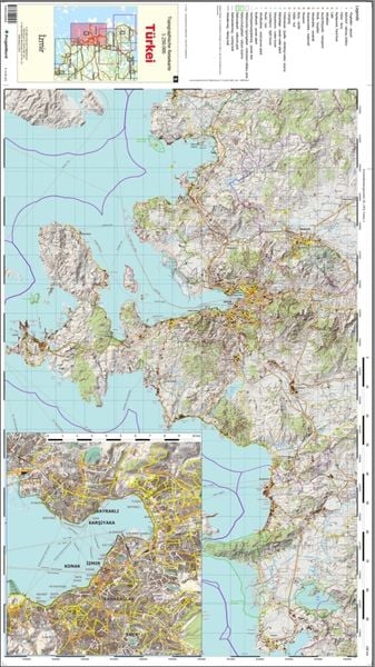 Produktbild: Izmir - Topographische Reisekarte 1:250.000 T&uuml;rkei (Blatt 5)
