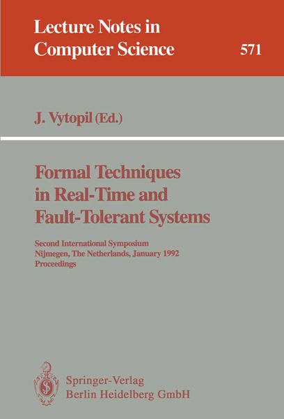Produktbild: Formal Techniques in Real-Time and Fault-Tolerant Systems