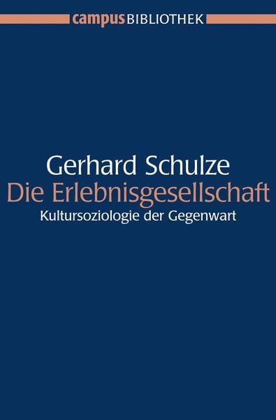 Produktbild: Die Erlebnisgesellschaft