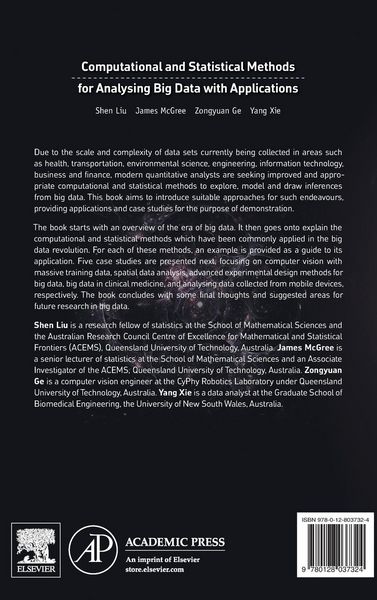 Produktbild: Computational and Statistical Methods for Analysing Big Data with Applications