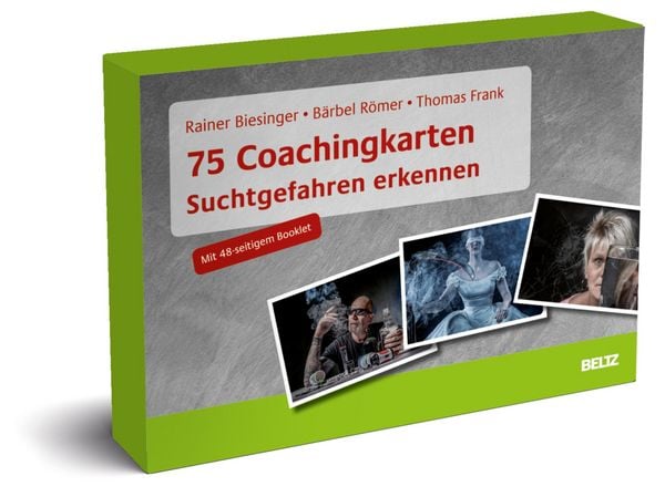 Produktbild: 75 Coachingkarten Suchtgefahren erkennen