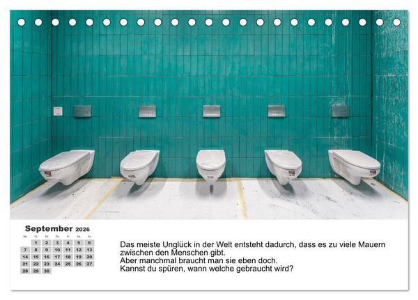 Produktbild: Spiritualit&auml;t in der Bauindustrie (Tischkalender 2026 DIN A5 quer), CALVENDO Monatskalender
