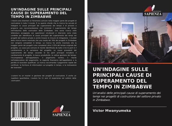 Produktbild: UN'INDAGINE SULLE PRINCIPALI CAUSE DI SUPERAMENTO DEL TEMPO IN ZIMBABWE