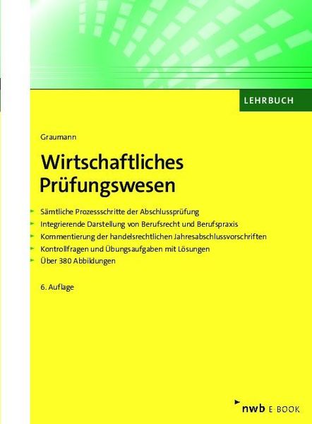 Produktbild: Wirtschaftliches Pr&uuml;fungswesen