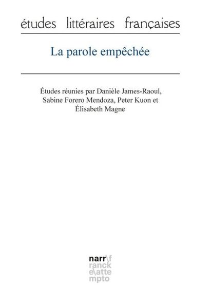 Produktbild: La parole emp&ecirc;ch&eacute;e