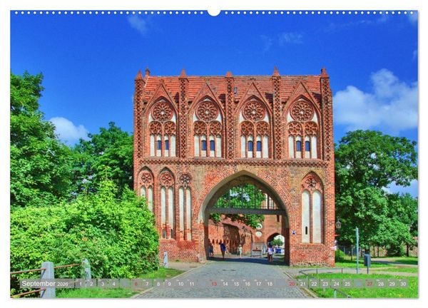 Produktbild: Neubrandenburg - Stadt der 4 T&uuml;rme (hochwertiger Premium Wandkalender 2026 DIN A2 quer), Kunstdruck in Hochglanz