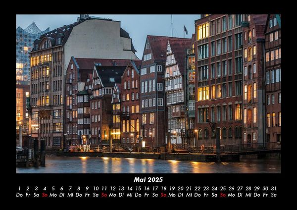 Produktbild: Hamburg 2025 Fotokalender DIN A3