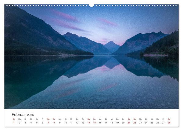 Produktbild: Berge und Seen - Die Perlen der Natur (Wandkalender 2026 DIN A2 quer), CALVENDO Monatskalender