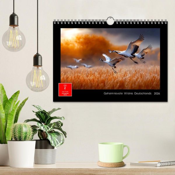 Produktbild: Geheimnisvolle Wildnis Deutschlands (Wandkalender 2026 DIN A4 quer), CALVENDO Monatskalender