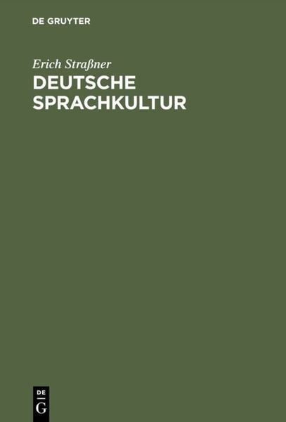 Produktbild: Deutsche Sprachkultur