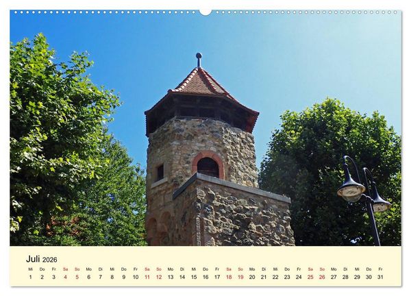 Produktbild: Willkommen in Bensheim an der Bergstra&szlig;e (Wandkalender 2026 DIN A2 quer), CALVENDO Monatskalender