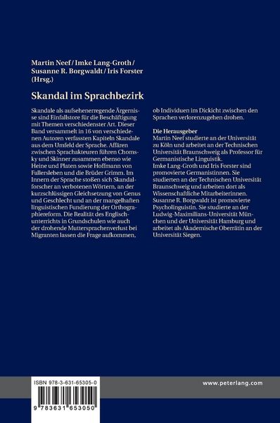 Produktbild: Skandal im Sprachbezirk