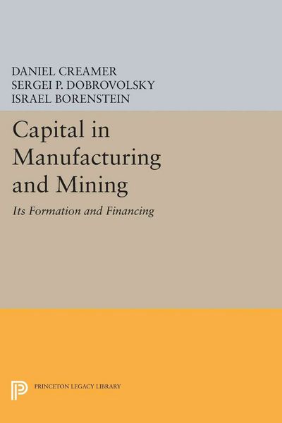 Produktbild: Capital in Manufacturing and Mining