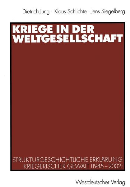 Produktbild: Kriege in der Weltgesellschaft