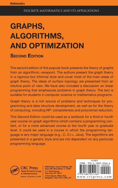 Produktbild: Graphs, Algorithms, and Optimization