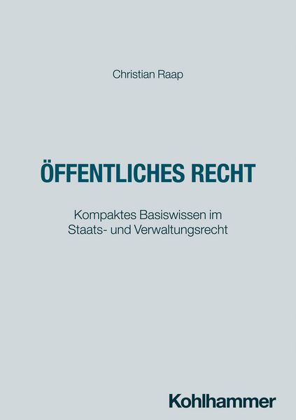 Produktbild: &Ouml;ffentliches Recht