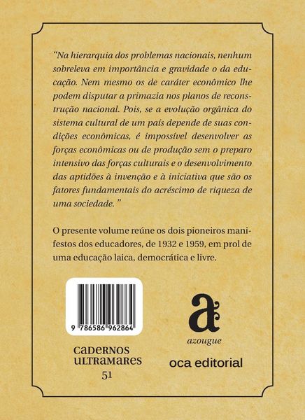 Produktbild: Manifesto dos Educadores