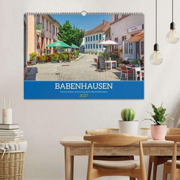 Produktbild: Babenhausen - Sch&ouml;ne Ecken und erstaunliche Besonderheiten (Wandkalender 2027 DIN A2 quer), CALVENDO Monatskalender