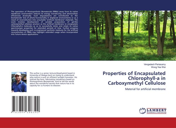 Produktbild: Properties of Encapsulated Chlorophyll-a in Carboxymethyl Cellulose