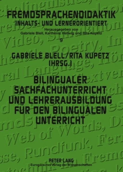 Produktbild: Bilingualer Sachfachunterricht und Lehrerausbildung f&uuml;r den bilingualen Unterricht