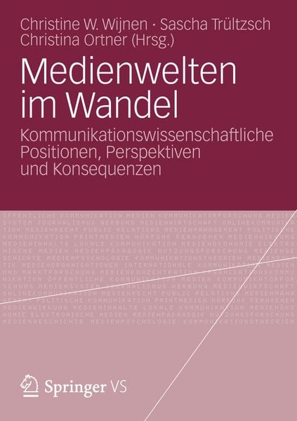 Medienwelten im Wandel, Taschenbuch von , Springer Fachmedien Wiesbaden GmbH, 9783531184364