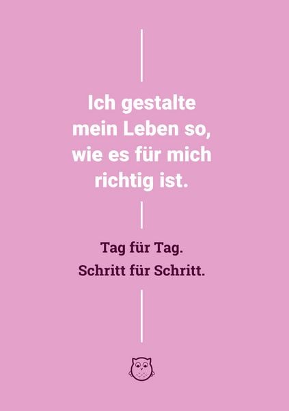 Produktbild: Tadaaa!-Journal Basic - Umschlag rosa mit Motivationsspruch, Klammerheftung, 14,8 x 21 cm, 48 Seiten