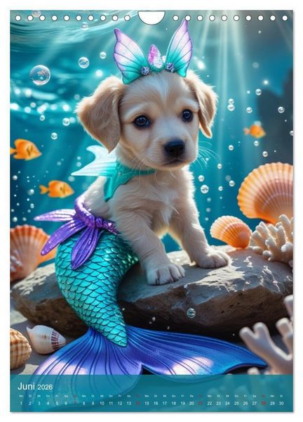 Produktbild: Puppy Tales - M&auml;rchen auf vier Pfoten (Wandkalender 2026 DIN A4 hoch), CALVENDO Monatskalender