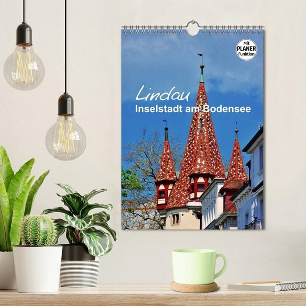 Produktbild: Lindau - Inselstadt am Bodensee (Wandkalender 2026 DIN A4 hoch), CALVENDO Monatskalender