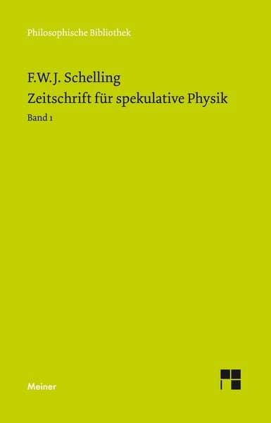 Produktbild: Zeitschrift f&uuml;r spekulative Physik. Band 1