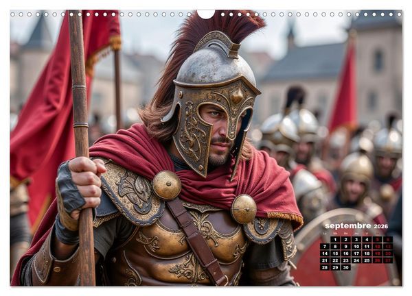 Produktbild: La vie pendant l'Antiquit&eacute; - Rome et les Romains (Calendrier mural 2026 DIN A3 vertical), CALVENDO calendrier mensuel