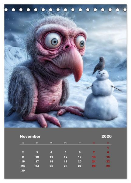 Produktbild: Waldo und Stefler (Tischkalender 2026 DIN A5 hoch), CALVENDO Monatskalender