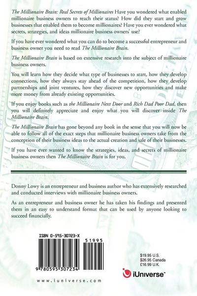 Produktbild: The Millionaire Brain