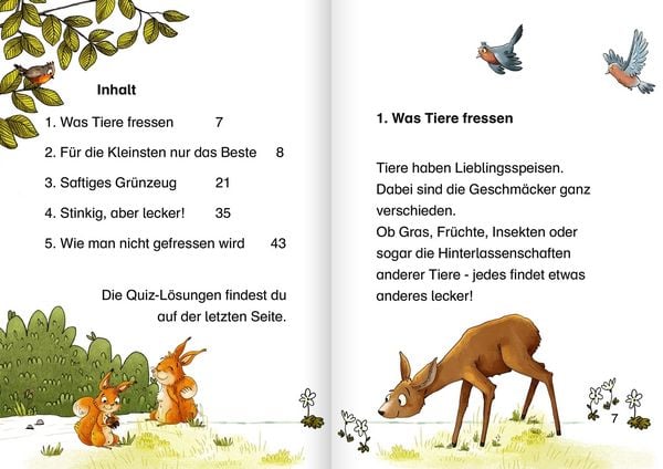 Produktbild: Was fressen die Tiere im Wald?