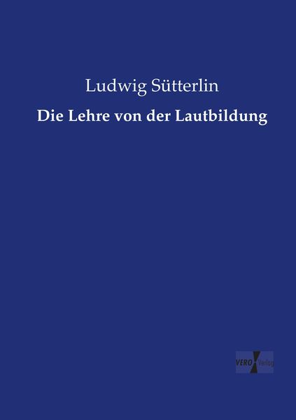 Produktbild: Die Lehre von der Lautbildung