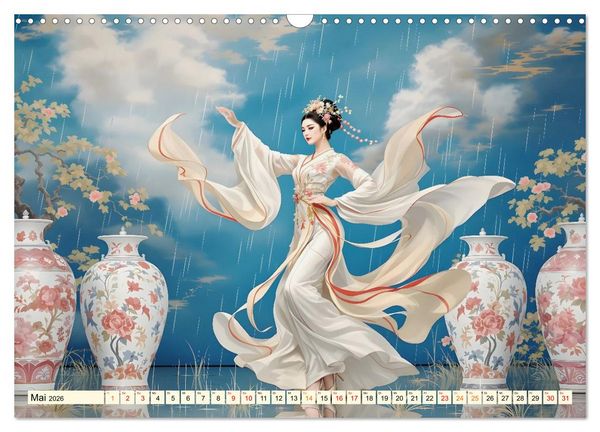 Produktbild: Rhythmus der chinesischen Anmut (Wandkalender 2026 DIN A3 quer), CALVENDO Monatskalender
