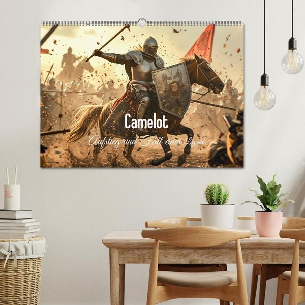 Produktbild: Camelot &ndash; Aufstieg und Fall einer Legende (Wandkalender 2027 DIN A2 quer), CALVENDO Monatskalender