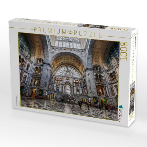 Produktbild: CALVENDO Puzzle Historischer Bahnhof | 1000 Teile Lege-Gr&ouml;&szlig;e 64x48cm Foto-Puzzle f&uuml;r gl&uuml;ckliche Stunden