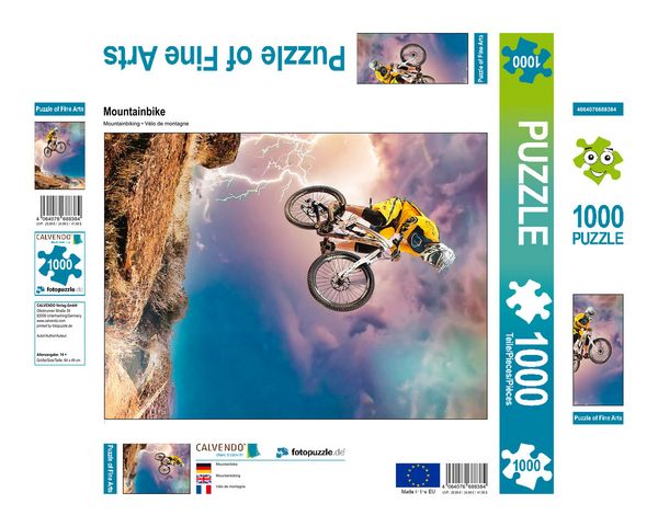 Produktbild: CALVENDO Puzzle Mountainbike 1000 Teile Lege-Gr&ouml;&szlig;e 480 x 640 cm Foto-Puzzle Bild von Peter Roder