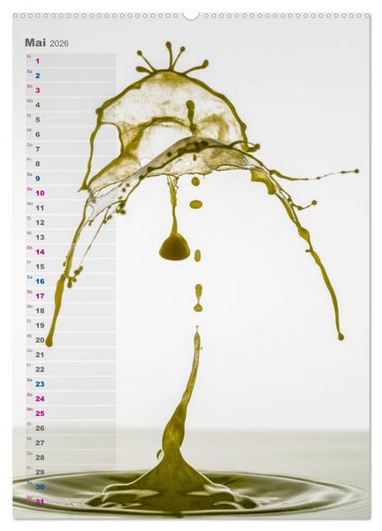 Produktbild: Farbenfreudig (Wandkalender 2026 DIN A2 hoch), CALVENDO Monatskalender