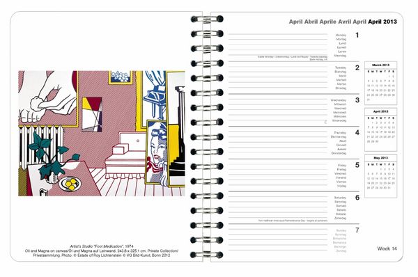 Produktbild: Roy Lichtenstein, Buchkalender 2013