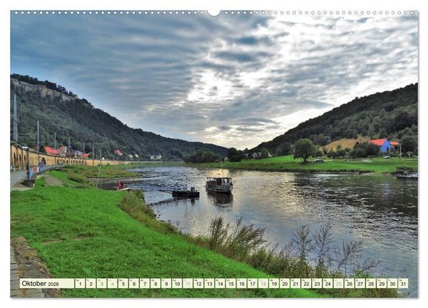 Produktbild: Wandererlebnisse in der S&auml;chsischen Schweiz (Wandkalender 2026 DIN A2 quer), CALVENDO Monatskalender