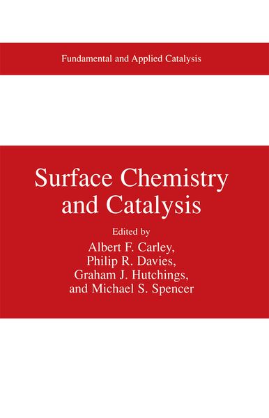 Produktbild: Surface Chemistry and Catalysis