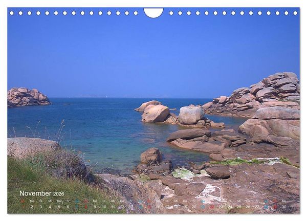 Produktbild: Bretagne - Sehnsucht in Blau (Wandkalender 2026 DIN A4 quer), CALVENDO Monatskalender