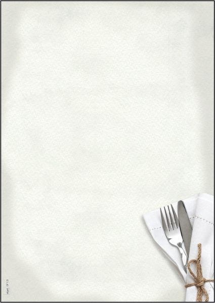 Produktbild: SIGEL Design-Papier, Men&uuml; Speisen