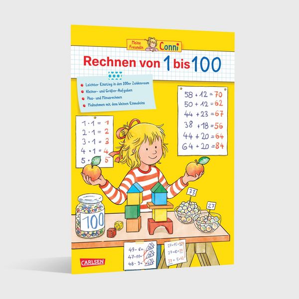 Produktbild: Conni Gelbe Reihe (Besch&auml;ftigungsbuch): Rechnen von 1 bis 100